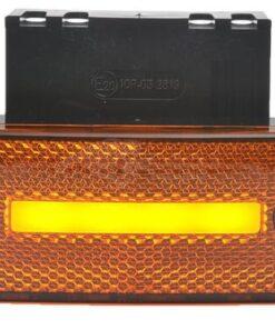 Luz marcadora LED, con indicador de dirección, rectangular, 12 - 24 V, 115,3 x 41,3 x 20 mm, Kramp 10 Luz marcadora LED, con indicador de dirección, rectangular, 12 - 24 V, 115,3 x 41,3 x 20 mm, Kramp