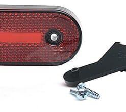 Luz marcadora LED, rectangular, 12 - 24 V, 115,3 x 41,3 x 20 mm, Kramp