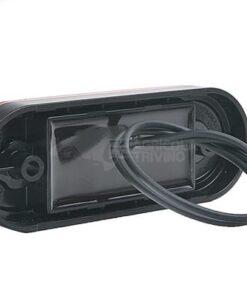 Luz marcadora LED, rectangular, 12 - 24 V, 115,3 x 41,3 x 20 mm, Kramp