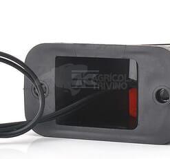 Luz intermitente LED dcho., 12-24 V, 184,9 x 58 x 145,5 mm, Kramp