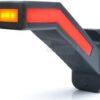 Luz intermitente LED, lado izdo., 12-24 V, 184,9 x 58 x 145,5 mm, Kramp