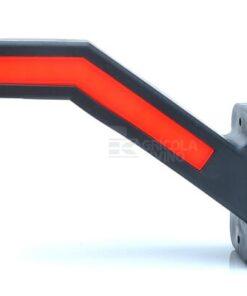 Luz intermitente LED lado izdo., 12-24 V, 184,9 x 58 x 145,5 mm, dynamic, Kramp
