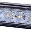 Luz de galibó LED, 0,5 / 1 W, rectangular, 12 / 24 V, blanca, 82 x 31 x 15 mm, 4 LED, gopart 6 Luz de galibó LED, 0,5 / 1 W, rectangular, 12 / 24 V, blanca, 82 x 31 x 15 mm, 4 LED, gopart