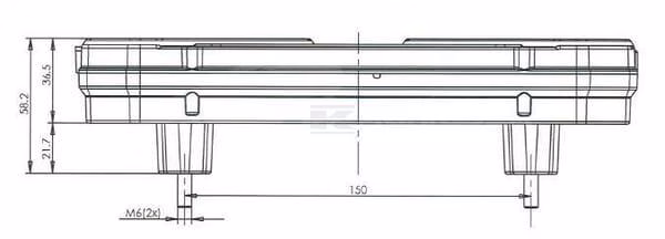 Luz trasera multifunción LED, rectangular, dcha., 12-24 V, 242 x 134 x 36,5 mm, 7 pines, Kramp 7 Luz trasera multifunción LED, rectangular, dcha., 12-24 V, 242 x 134 x 36,5 mm, 7 pines, Kramp