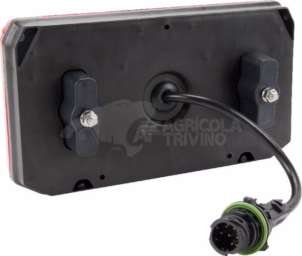 Luz trasera multifunción LED, rectangular, dcha., 12-24 V, 242 x 134 x 36,5 mm, 7 pines, Kramp 4 Luz trasera multifunción LED, rectangular, dcha., 12-24 V, 242 x 134 x 36,5 mm, 7 pines, Kramp