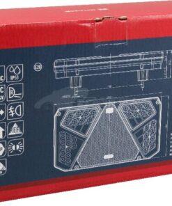 Luz trasera multifunción LED, rectangular, dcha., 12-24 V, 242 x 134 x 36,5 mm, 7 pines, Kramp 20 Luz trasera multifunción LED, rectangular, dcha., 12-24 V, 242 x 134 x 36,5 mm, 7 pines, Kramp