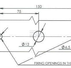 Luz trasera multifunción Izda. LED, rectangular, 12-24 V, 242 x 134 x 36,5 mm, 7 pines, Kramp