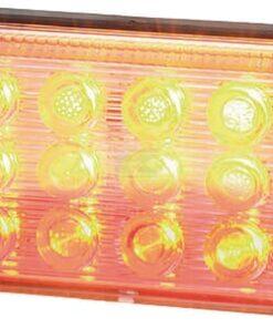 Luz trasera multifunción/multiposición LED, rectangular, 12-24 V, 107,4 x 46,7 x 23 mm, Kramp