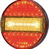 Luz trasera multifunción LED, redonda, 12-24 V, Ø 140 mm, Kramp