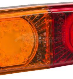 Luz trasera multifunción Izda. LED, rectangular, 12-24 V, 200 x 70 x 60 mm, 5 pines, Kramp