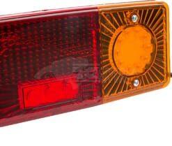 Luz trasera multifunción LED, rectangular, dcha., 12-24 V, 287,5 x 100,5 x 65 mm, Kramp