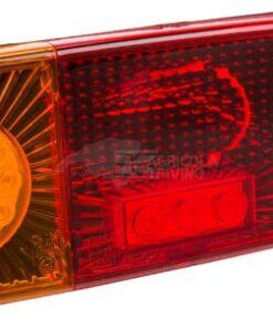 Luz trasera multifunción Izda. LED, rectangular, 12-24 V, 287,5 x 100,5 x 65 mm, 5 pines, Kramp