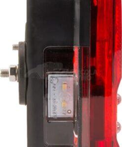 Luz trasera multifunción LED, rectangular, dcha., 12-24 V, 232 x 142 x 59 mm, 5 pines, Kramp