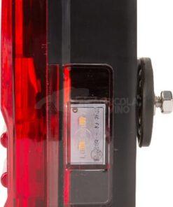 Luz trasera multifunción Izda. LED, rectangular, 12-24 V, 232 x 142 x 59 mm, 5 pines, Kramp
