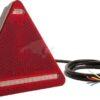 Luz trasera multifunción Izda. LED, triangular, 12-24 V, 163 x 144 x 38,8 mm, Kramp