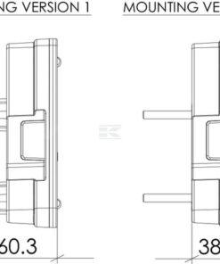 Luz trasera multifunción Izda. LED, triangular, 12-24 V, 163 x 144 x 38,8 mm, Kramp