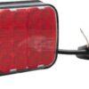 Luz trasera multifunción Izda. LED, rectangular, 12-24 V, 200,5 x 85 x 40 mm, Kramp