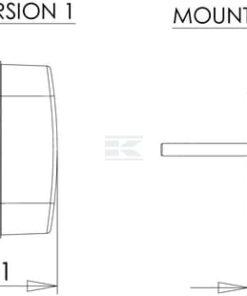 Luz trasera multifunción LED, rectangular, dcha., 12-24 V, 200,5 x 85 x 40 mm, Kramp 23 Luz trasera multifunción LED, rectangular, dcha., 12-24 V, 200,5 x 85 x 40 mm, 5 pines, Kramp