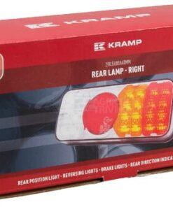 Luz trasera multifunción LED, rectangular, dcha., 12-24 V, 200,5 x 85 x 40 mm, Kramp 16 Luz trasera multifunción LED, rectangular, dcha., 12-24 V, 200,5 x 85 x 40 mm, Kramp