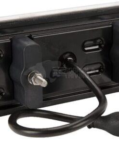 Luz trasera multifunción LED, rectangular, dcha., 12-24 V, 200,5 x 85 x 40 mm, 5 pines, Kramp