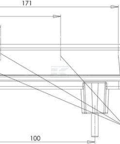 Luz trasera multifunción Izda. LED, rectangular, 12-24 V, 200,5 x 85 x 40 mm, Kramp
