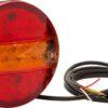 Luz posterior multifunción LED, redonda, 12 V, (con resistencia integrada), Ø142 mm, Kramp 19 Luz posterior multifunción LED, redonda, 12 V, (con resistencia integrada), Ø142 mm, Kramp
