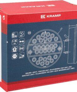 Luz posterior multifunción LED, redonda, 12 V, (con resistencia integrada), Ø142 mm, Kramp