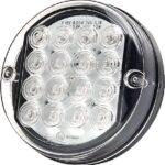Luz trasera multifunción LED, redonda, 12-24 V, Ø 115 mm, Kramp