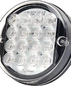 Luz trasera multifunción LED, redonda, 12-24 V, Ø 115 mm, Kramp