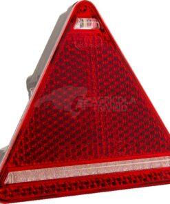 Luz trasera multifunción LED, triangular, dcha., 12-24 V, 163 x 144 x 38,8 mm, 5 pines, Kramp