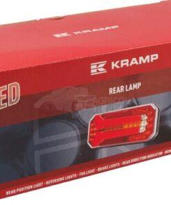 Luz trasera multifunción Izda. LED, rectangular, 12-24 V, 236 x 104 x 61,5 mm, Kramp