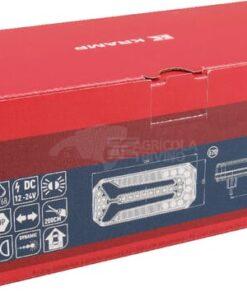 Luz trasera multifunción Izda. LED, rectangular, 12-24 V, 236 x 104 x 61,5 mm, Kramp