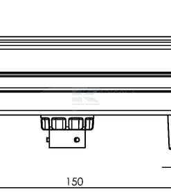 Luz trasera multifunción Izda. LED, rectangular, 12-24 V, 236 x 104 x 61,5 mm, 5 pines, Kramp