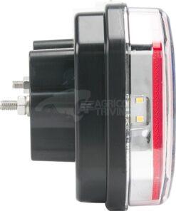Luz trasera multifunción Izda. LED, rectangular, 12-24 V, 236 x 104 x 61,5 mm, 5 pines, Kramp