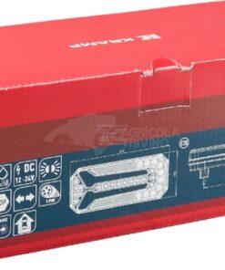 Luz trasera multifunción Izda. LED, rectangular, 12-24 V, 236 x 104 x 61,5 mm, 5 pines, Kramp
