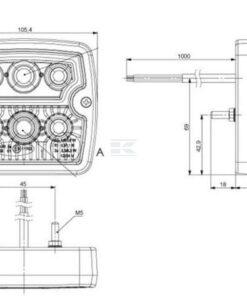 Luz LED trasera multifuncional 6 Luz LED trasera multifuncional