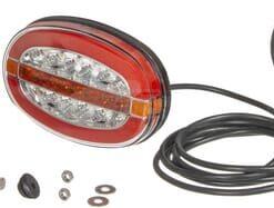 Luz trasera rectangular multifuncional LED 12-24V KRAMP