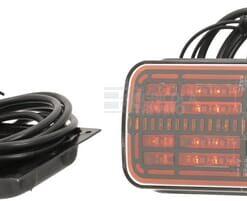 Luz posterior multifunción LED, rectangular, 12 V, (con resistencia integrada), 200,5 x 85,3 x 28,9mm