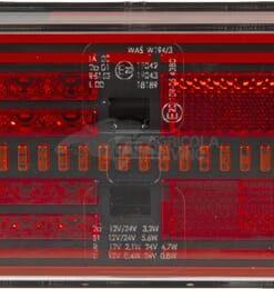 Luz trasera rectangular multifuncional LED 12-24V, 200,5 x 85,3 x 28,9 mm, Kramp 9 Luz trasera rectangular multifuncional LED 12-24V, 200,5 x 85,3 x 28,9 mm, Kramp