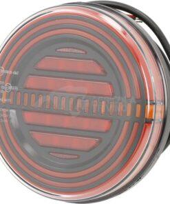 Luz posterior multifunción LED, redonda, 12 V, Ø 142 mm, Kramp