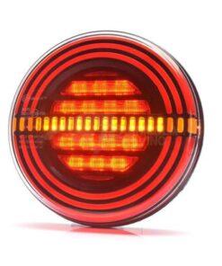 Luz posterior multifunción LED, redonda, 12 V, Ø 142 mm, Kramp 13 Luz posterior multifunción LED, redonda, 12 V, Ø 142 mm, Kramp