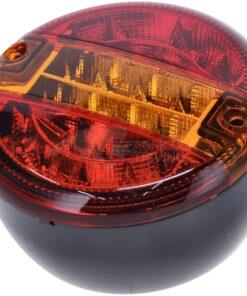 Multifunction rear light LED, round, 12-24V, diameter  140mm, “hamburger”, Kramp