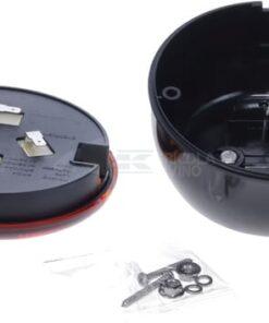 Multifunction rear light LED, round, 12-24V, diameter  140mm, “hamburger”, Kramp