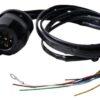 Enchufe plástico+ cable