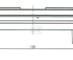 Luz trasera multifunción Izda. LED, rectangular, 12-24 V, 242 x 134 x 36,5 mm, Kramp