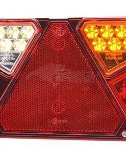 Luz trasera multifunción LED, rectangular, dcha., 12-24 V, 242 x 134 x 36,5 mm, Kramp 17 Luz trasera multifunción LED, rectangular, dcha., 12-24 V, 242 x 134 x 36,5 mm, Kramp