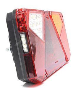 Luz trasera multifunción LED, rectangular, dcha., 12-24 V, 242 x 134 x 36,5 mm, Kramp 18 Luz trasera multifunción LED, rectangular, dcha., 12-24 V, 242 x 134 x 36,5 mm, Kramp