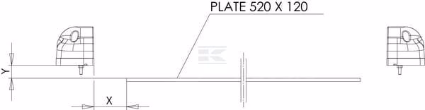 Luz LED de matrícula con cable de 2 m 9 Luz LED de matrícula con cable de 2 m