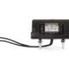 Luz LED de matrícula compacta con cable de 2 m