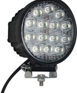 Luz de trabajo LED 42 W, 3360 lm, redonda, 10-30 V,  Ø 117 mm, haz concentrado, 14 LED, gopart